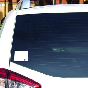 Colorado State CO Sticker Decal Vinyl Car, Window, Mirror, Water Bottle, Laptop, RV, Truck, SUV