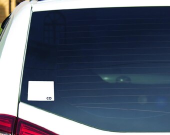 Colorado State CO Sticker Decal Vinyl Car, Window, Mirror, Water Bottle, Laptop, RV, Truck, SUV