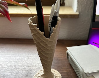 Eisbecher - Stiftehalter - Büro - Aufbewahrung - Organizer - aus dem 3D Drucker