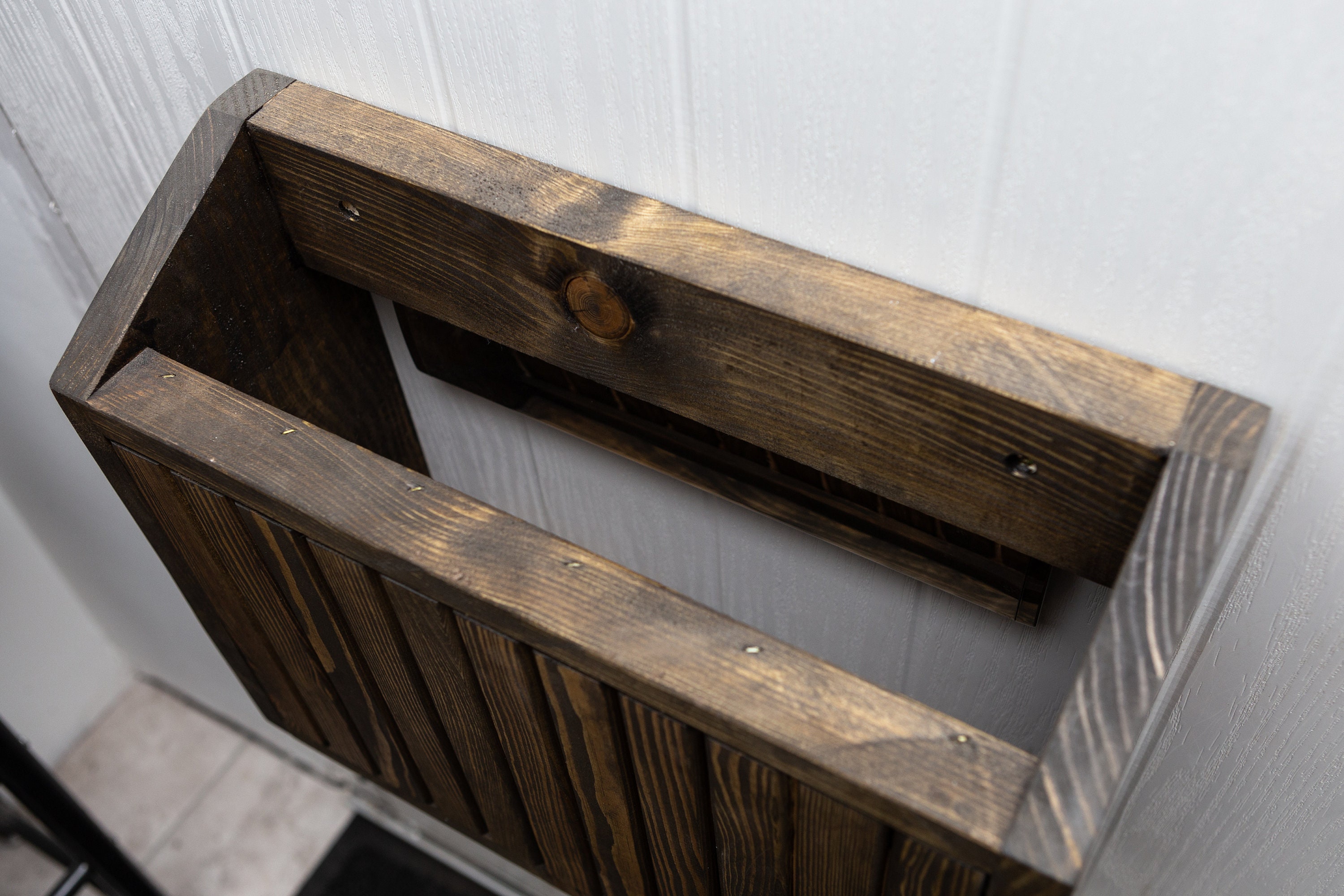 Wooden Letterbox Basket for Front Door / Pet Post Guard Cage / Etsy UK