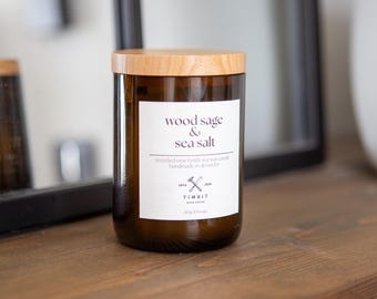 Wood Sage & Sea Salt Candle