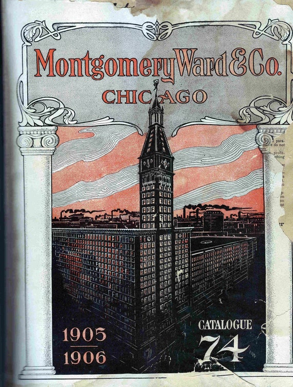 Antique Original Montgomery Ward & Co. Chicago 1905-1906 Complete
