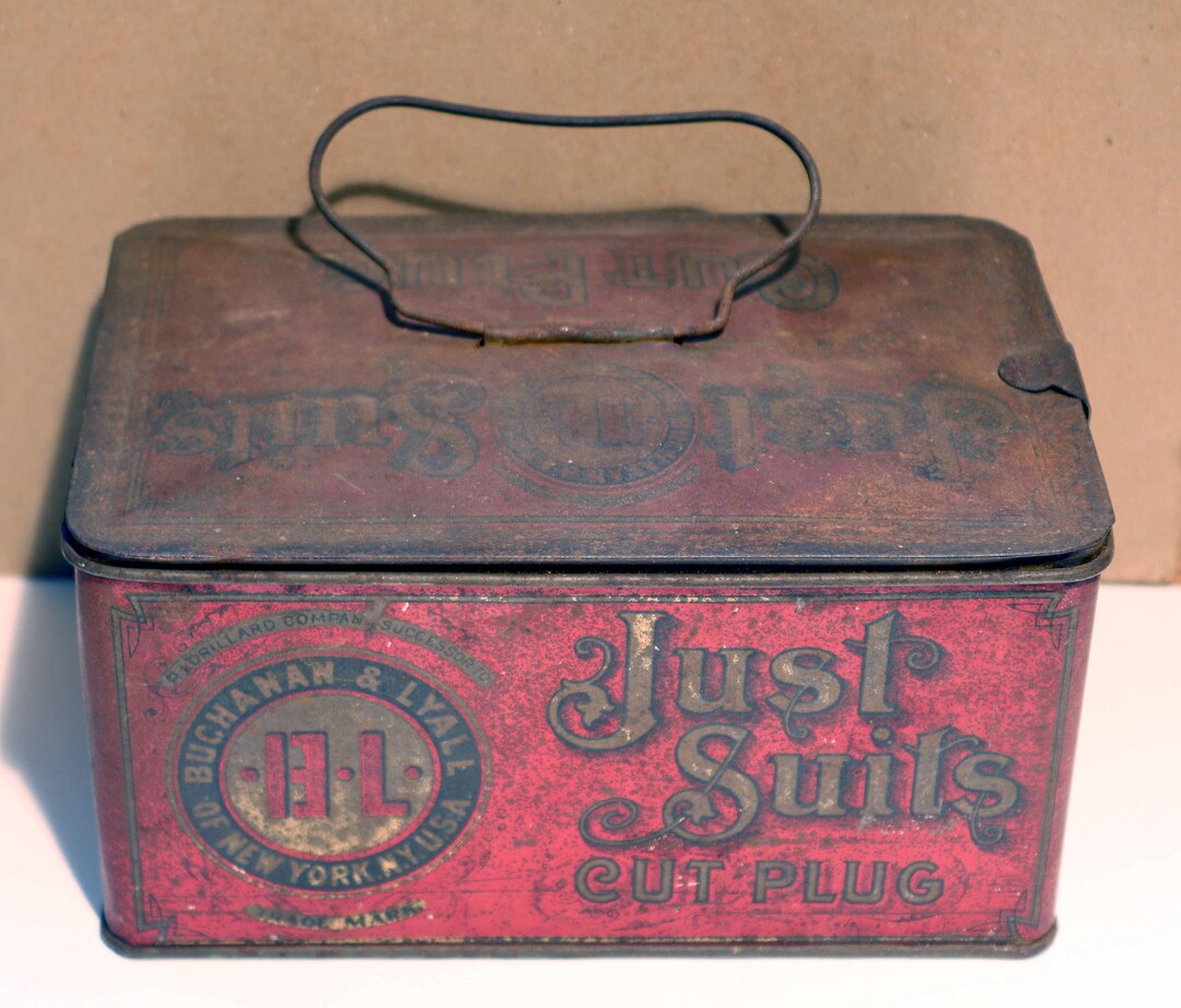USA Antique NEWYORK BUCHANAN&LYALL TIN缶 Antique Buchanan & Lyall