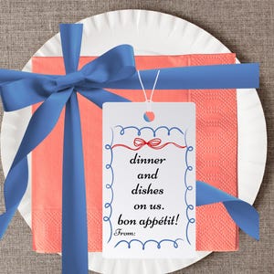 Diner en gerechten op ons label, label cadeaukaart leraar, cadeaulabel postpartum, cadeaulabel eten bezorgen, label cadeaukaart, label cadeaukaart eten, verjaardag cadeaukaart label