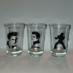 Elvis Presley shot glasses