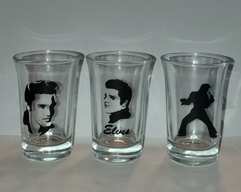 Elvis Presley shot glasses