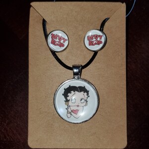 Betty Boop jewelry set