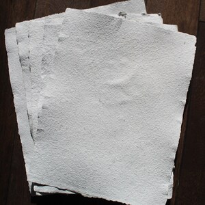 Handmade Paper - approximately 8 x 11