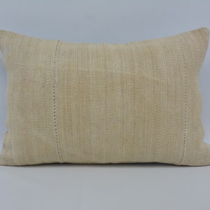 Cuscino per la casa, regalo personalizzato, copertura del cuscino Kilim, cuscino beige 16x24, copertura del cuscino piatto, copertura del cuscino della sedia, piccolo cuscino, 1173