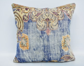 Personalized Gift, Designer Pillows, Pillow for Couch, 28x28 Blue Pillow Cover, Rug Pillow, Outdoor Decor Pillow Case, Handmade Pillow, 67