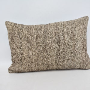 Personalized Pillow, Throw Pillow, Antique Pillows, 16x24 Beige Cushion Case, Striped Pillow Case, Mudcloth Cushion, Fall Cushion, 1490