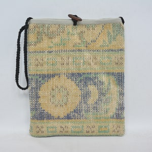 Beach Bag 12x14, Handbag, Rug Bag, Vintage Bag, Turkish Anatolian Bag, Handmade Bag, Bags, Chic Bag, Best Gift For Her, Travel Bag, 26