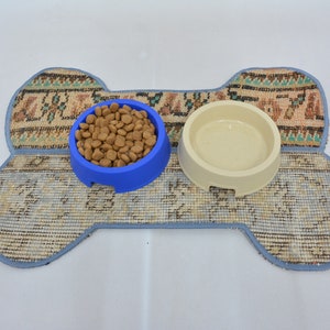 Custom Pad Mat, Dog Mat, Dog Food Pad, Beige Pad, Rug Pad, Natural Pad, Pet Gift Pad, Outdoor Mat, Tribal Pad, Wholesale Dog Pad,