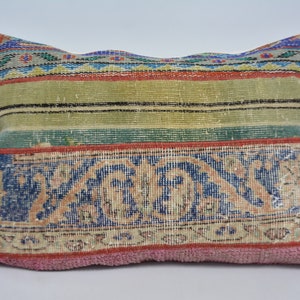 Kilim Pillow Cover, Turkish Pillow, Throw Pillow, Home Decor Pillow, 20x28 Blue Case, Rug Pillow, Indoor Cover, Bench Case,  55