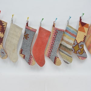 Kilim Stockings, Christmas Kilim Stockings, Family Stockings, Christmas Decor, Family Christmas Stockings, Rustic Christmas Decor,