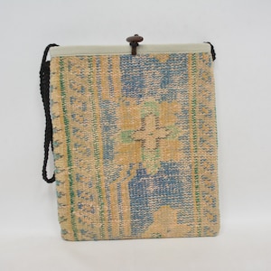 Kilim Bag, Turkish Bag, Travel Bag, Quality Handmade Bags, Beach Bag, 12x14&quot; Handmade Bag, Rug Bag, Vintage Bag, Washable Bag, Chic Bag, 80