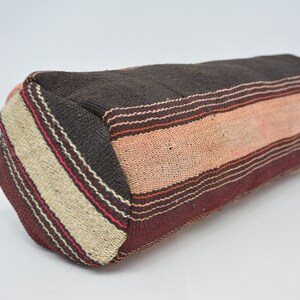 Türkisches Kissen, Kelim-Kissenbezüge, roter Kissenbezug 200x200, Zylindrische Kissenbezüge, Retro Kissenbezüge, Ikat-Kissenbezüge, 183