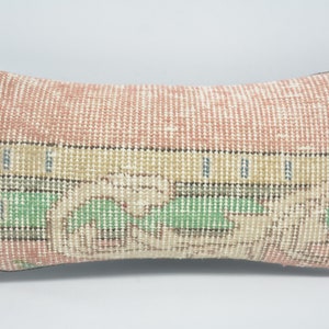 Cojín, almohada turca, almohada Kilim, almohada roja 8x16, funda de almohada de alfombra, cojín de sofá, almohada Kilim vintage, cojín lindo, 97