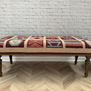 Mudroom Bank, Osmanische Bank, Fensterbank, Haustürbank, Bank für Schlafzimmer, Polsterbank, Klavierbank, 18 &quot;x 48&quot; - 45 x 120 cm