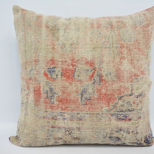 Almohada para sofá, almohadas Kilim, funda de almohada Kilim, funda de almohada roja de 32x32, fundas de almohada de alfombra, fundas de almohada de nudo, almohada de regalo personalizada, 14