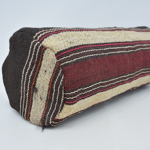 Home Decor Pillow, Kilim Pillow Cases, Pillow Covers, 8x20 Red Pillow Case, Cylindrical Pillow, Housewarming Gift Pillow, 183