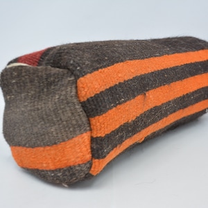 Kelim Kissenbezug, personalisiertes Geschenk, Home Decor Kissen, 8x20 Orange Kissen, zylindrische Kissenbezüge, Southwest Kissenbezug, 183
