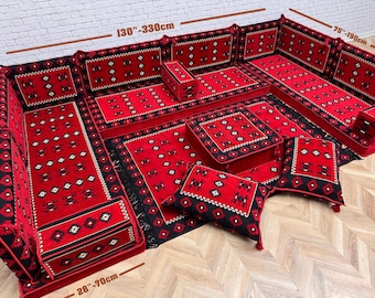 Thickness Ottoman Sofa, Traditional Floor Sofa, Sofa Seating Set, Turkish Kilim Pillow, Kilim Couch, Home Decor, Arabic Sofa, Oriental Floor