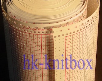 24 ściegi pusta rolka kart dziurkowanych do maszyny dziewiarskiej Brother Singer KH868 SK280