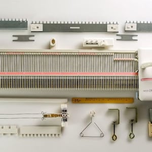 Studio 150 Knitting Machine LK150 Silver Reed Studio LK150 6.5mm Mid Gauge Basic Knitting Machine ...