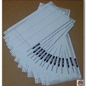 Jeu de cartes pré-perforées pour machine à tricoter Brother Singer KH260 KH830, KH836, KH840, KH860 SK210, SK218, SK260, SK280, SK360,