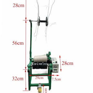 CW-100 Electrical Cone Wool/Yarn Winder [Cone to Cone / Twister to Cone] With Rotation Counter