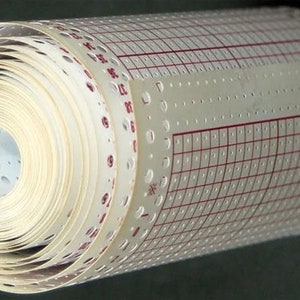 4,5mm & 9mm Blanko Punchcard Roll für Brother Singer Strickmaschine KH860 SK280