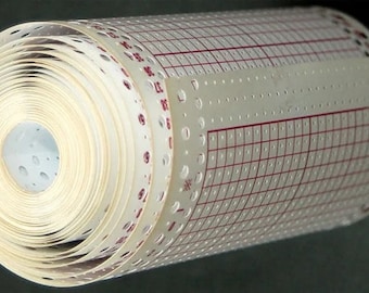 4.5mm & 9mm Blank Punchcard Roll for Brother Singer Knitting Machine KH860 SK280