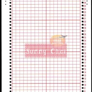 Cartão perfurado em branco com padrão de 18 pontos para máquina de tricô Singer MK70 HK160