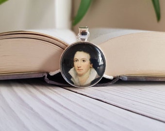Percy Bhysshe Shelley Pendant - Literary Jewellery