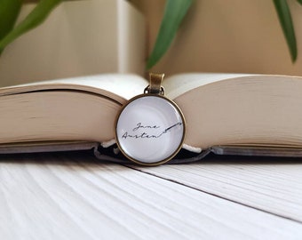 Jane Austen Pendant - Literary Jewelry