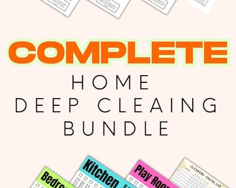 Bearbeitbarer Reinigungsplan: ADHS-freundliche Checkliste für Zimmer (Digitaler Download PDF)