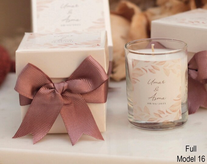Custom Name Candle, Bridesmaid Candle, Wedding Special Candle, Personalized Candle Gift, Custom Valentine's Day Gift, Engagement Candle