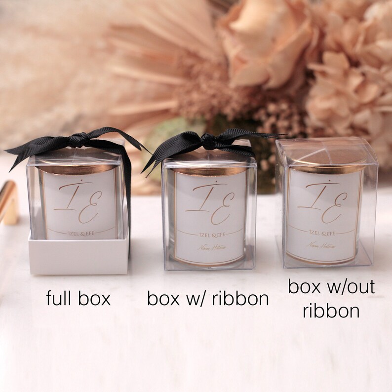 Personalized Name Gold Lid Candle Custom Wedding Candle Etsy