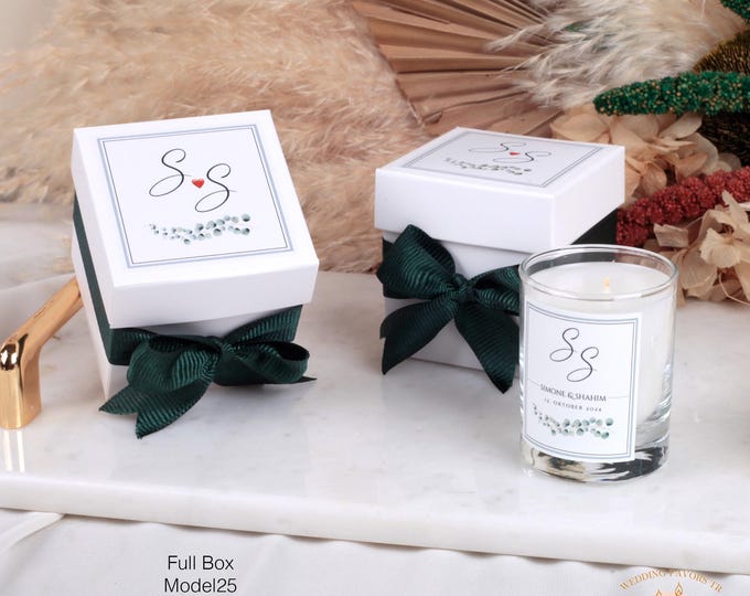 Personalized Vanilla Scented Candle - Perfect for Weddings, Engagements, Baby Showers, Sweet 16, and Baptisms