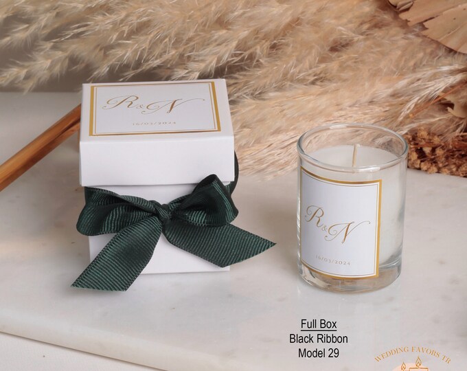 Custom Name Candle, Wedding Special Candle, Personalized Candle Gift, Custom Valentine's Day Gift, Engagement Candle