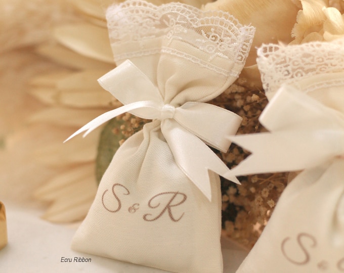 Fragrant Handmade Lavender Sachets for Wedding Shower,  Wedding Favor Sachets, Bridal Shower Lavender