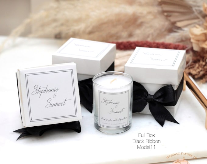 Custom Name Candle, Wedding Special Candle, Personalized Candle Gift, Custom Valentine's Day Gift, Engagement Candle