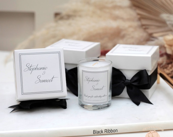 Custom Name Candle, Wedding Special Candle, Personalized Candle Gift, Custom Valentine's Day Gift, Engagement Candle