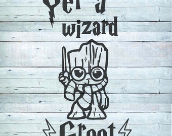 Cricut PNG - Groot Wizard