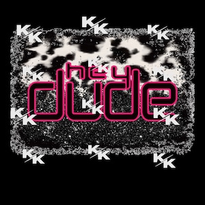 hey dude cow print hot pink, dtf,png,digital download