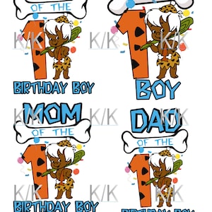 Bambam 1 Geburtstag Afroamerikaner umfasst Mama Papa Bruder und Geburtstagskind, Png, digitaler Download, Sublimation, dtf