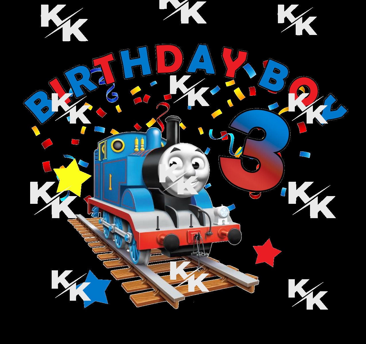 3rd Birthday Card Thomas The Tank Engine Age 3 Greeting Card Includes Envelope