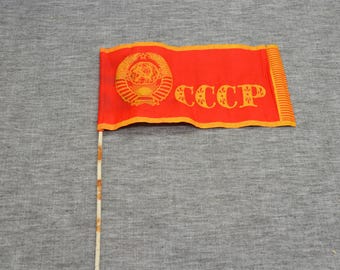 Drapeau soviétique vintage de l'URSS