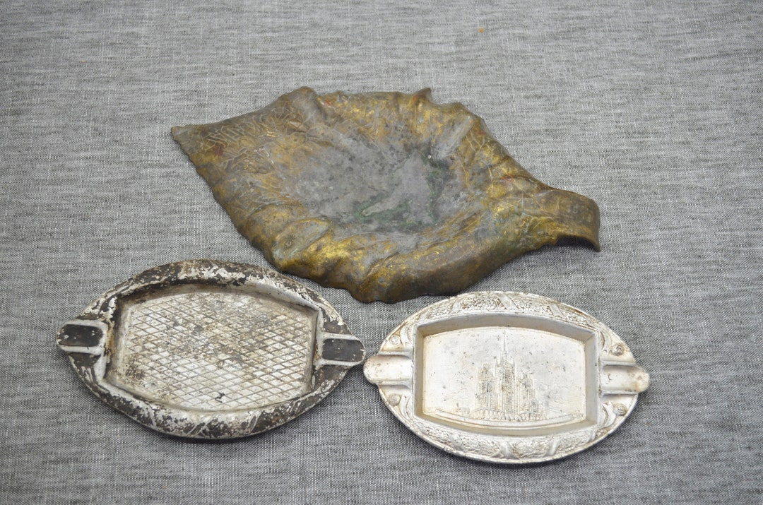 Lot Vintage Ashtrays Etsy